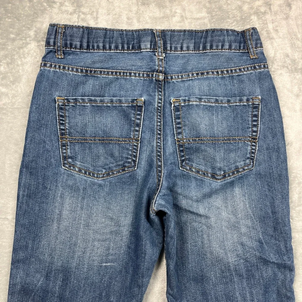 The Children's Place Bootcut Jeans Kids Size 12 Husky Blue Adjustable Waist